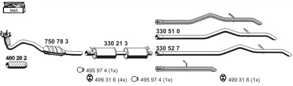 Изпускателна система ERNST               