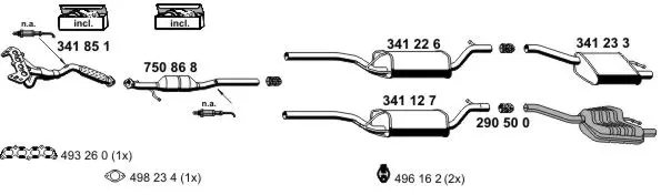 Изпускателна система ERNST               