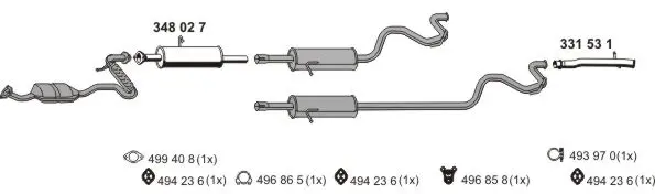 Изпускателна система ERNST               