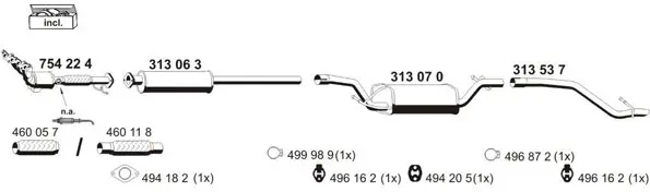 Изпускателна система ERNST               