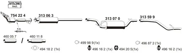 Изпускателна система ERNST               