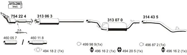 Изпускателна система ERNST               