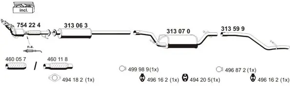 Изпускателна система ERNST               