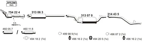 Изпускателна система ERNST               