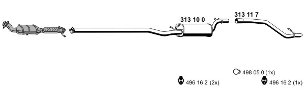 Изпускателна система ERNST               