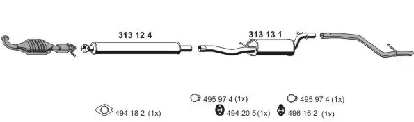 Изпускателна система ERNST               