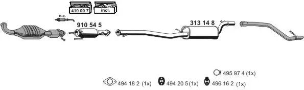 Изпускателна система ERNST               