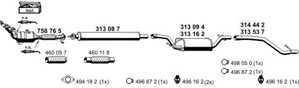 Изпускателна система ERNST               