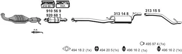 Изпускателна система ERNST               