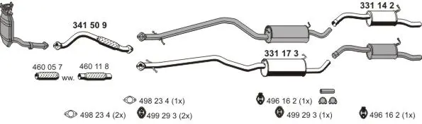 Изпускателна система ERNST               