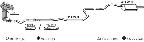 Изпускателна система ERNST               