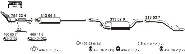 Изпускателна система ERNST               