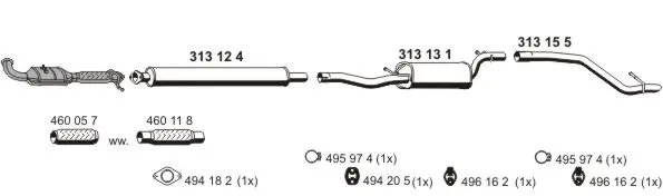 Изпускателна система ERNST               