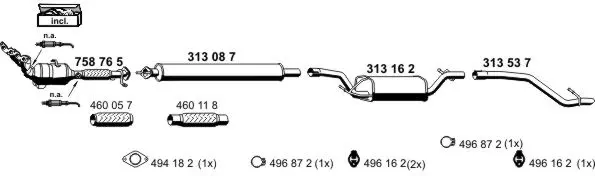 Изпускателна система ERNST               