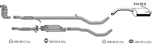 Изпускателна система ERNST               