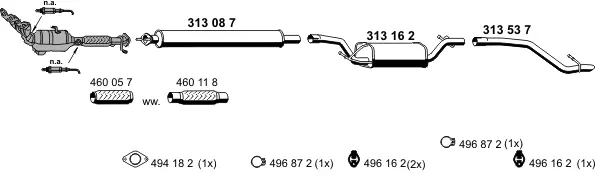 Изпускателна система ERNST               