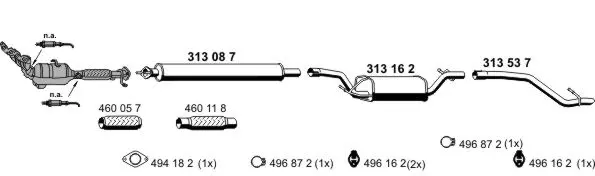 Изпускателна система ERNST               