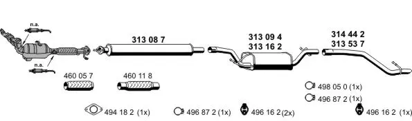 Изпускателна система ERNST               