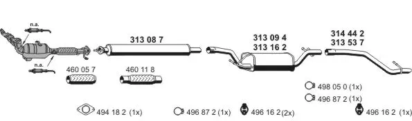 Изпускателна система ERNST               