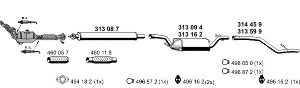 Изпускателна система ERNST               