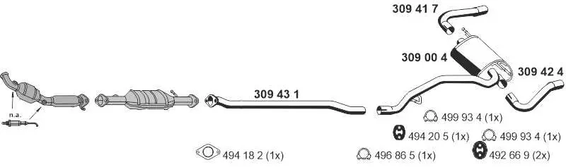 Изпускателна система ERNST               