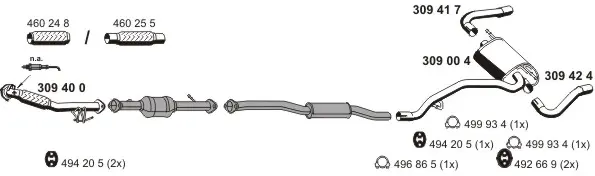 Изпускателна система ERNST               