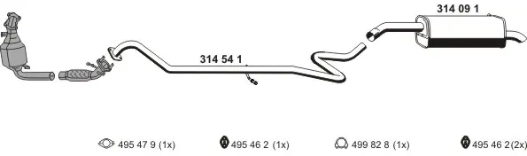 Изпускателна система ERNST               