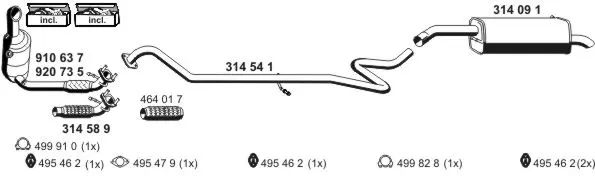 Изпускателна система ERNST               