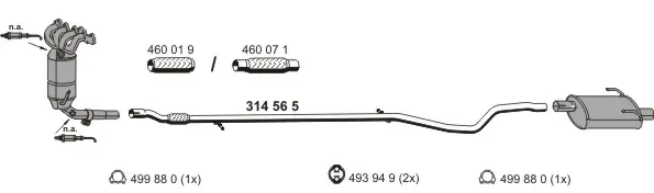 Изпускателна система ERNST               