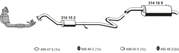 Изпускателна система ERNST               