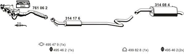 Изпускателна система ERNST               