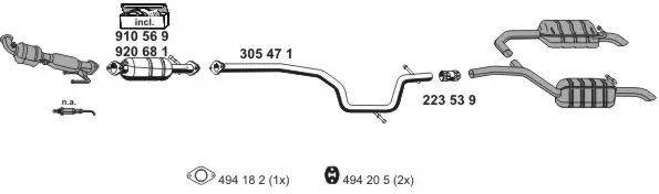 Изпускателна система ERNST               