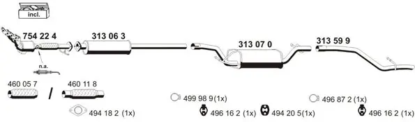 Изпускателна система ERNST               