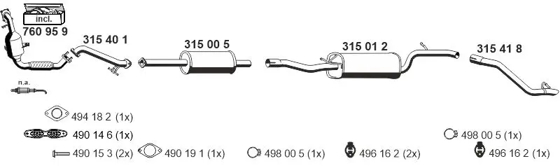 Изпускателна система ERNST               