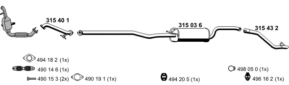 Изпускателна система ERNST               