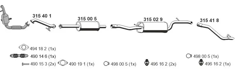 Изпускателна система ERNST               