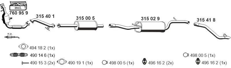 Изпускателна система ERNST               