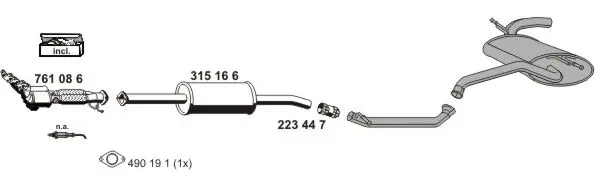 Изпускателна система ERNST               
