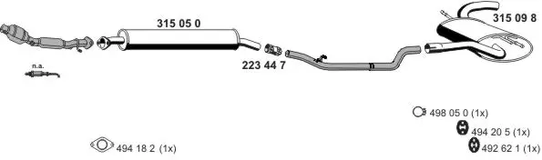 Изпускателна система ERNST               