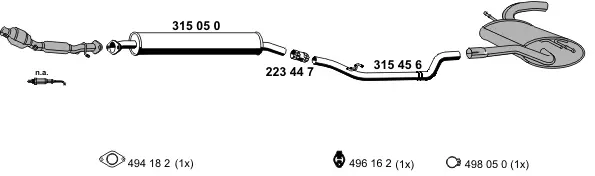 Изпускателна система ERNST               