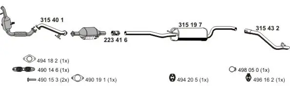 Изпускателна система ERNST               