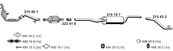 Изпускателна система ERNST               