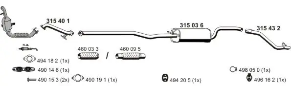 Изпускателна система ERNST               