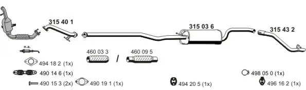 Изпускателна система ERNST               