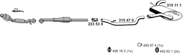 Изпускателна система ERNST               