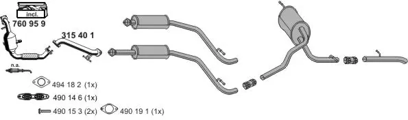 Изпускателна система ERNST               
