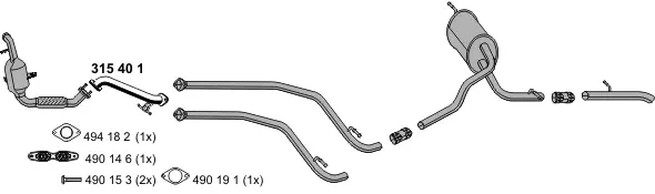 Изпускателна система ERNST               
