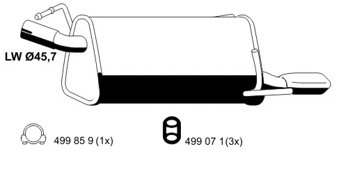 крайно гърне ERNST               