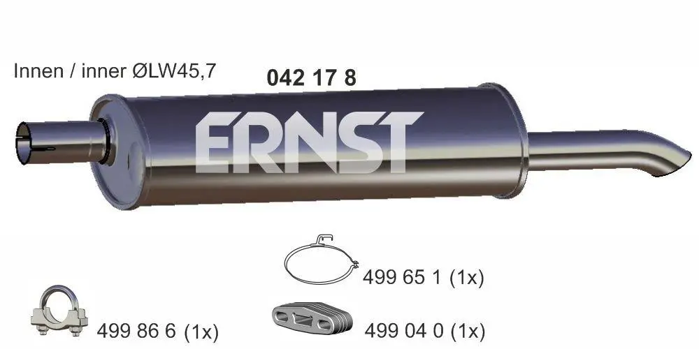 крайно гърне ERNST               