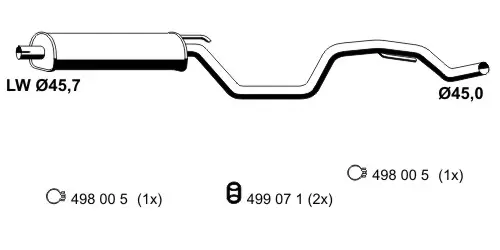 средно гърне ERNST               